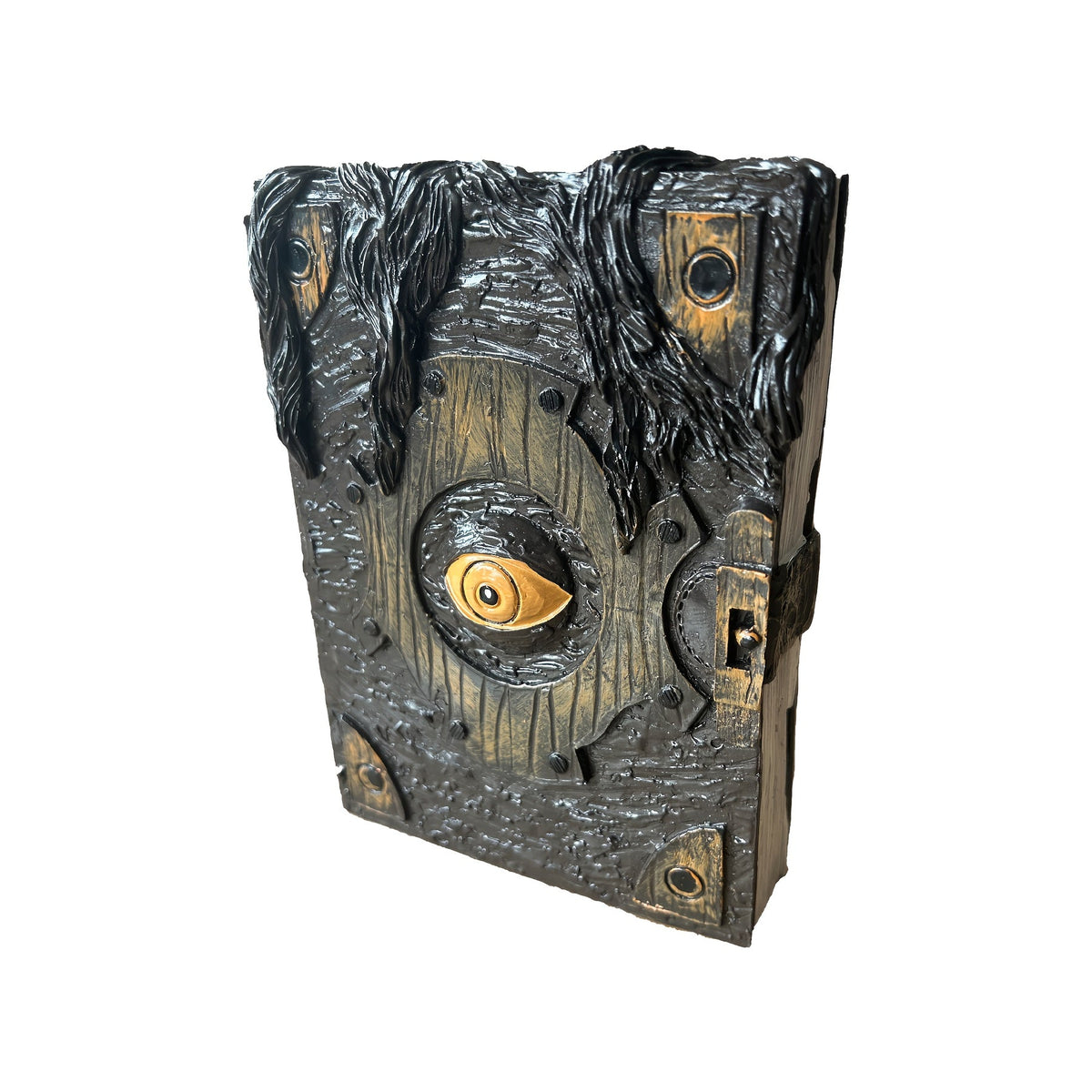 Trendbay Demon Eye Cursed Book Statue Halloween Table Ornament