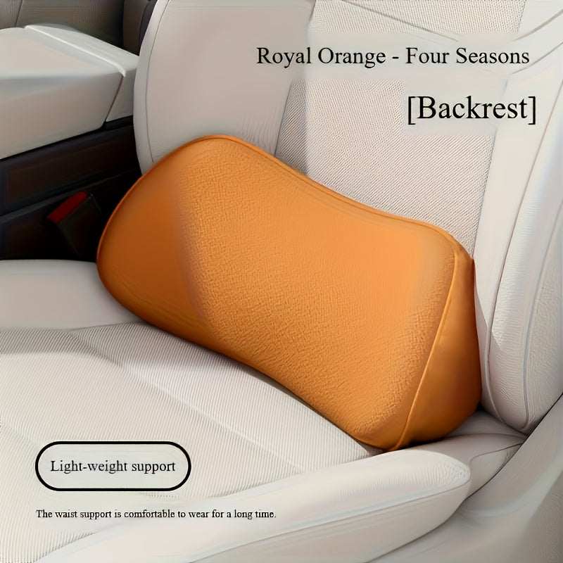 Trendbay Car Seat Lumbar Support Cushion with Removable Cover