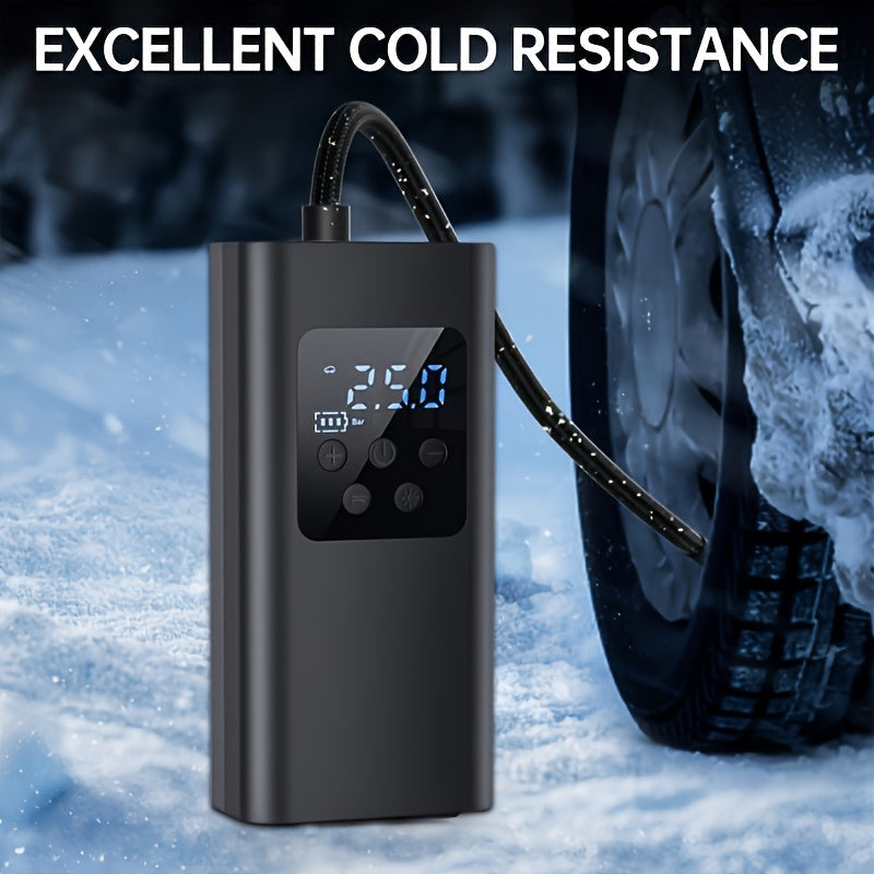 Trendbay Portable Digital Air Compressor “ Wireless Tire Inflator with LED Light