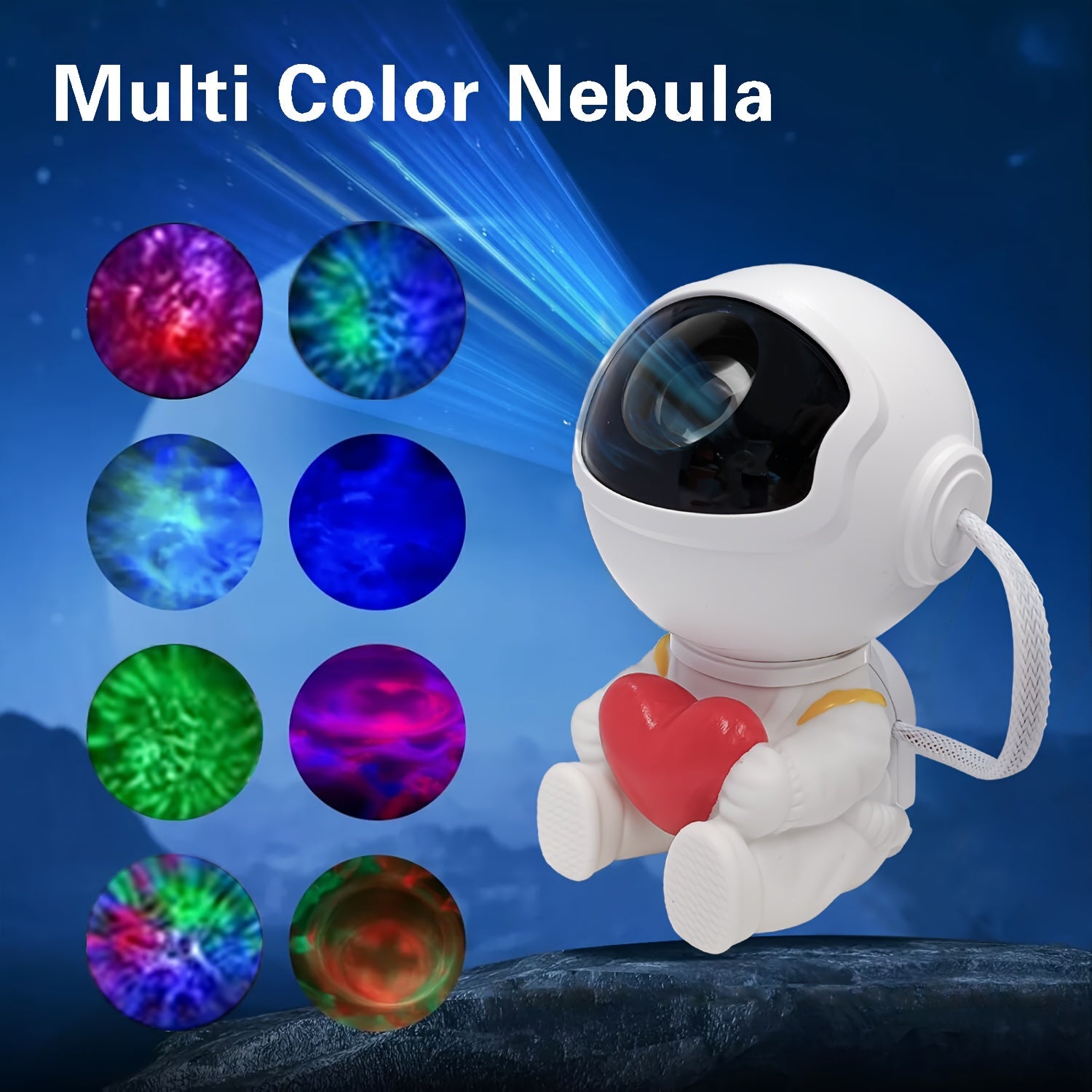 Trendbay Aurora Galaxy Projector USB Light with Remote (8 Colors)
