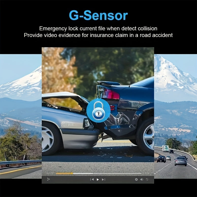 Trendbay 1080P HD Dash Cam with 170° Wide Angle