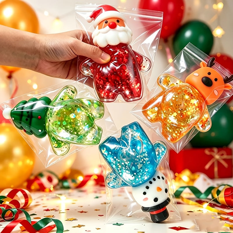 Trendbay 4-Piece Christmas Squishy Toy Set