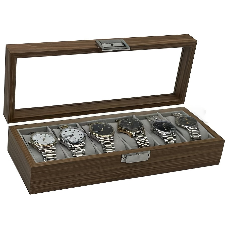Trendbay Large Wooden Jewelry & Watch Display Box – Premium Storage and Gift Packaging Case
