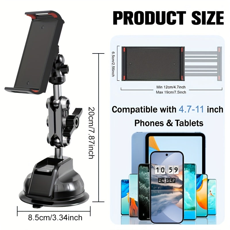 Trendbay Universal Car Phone & Tablet Mount with Suction Cup Arm