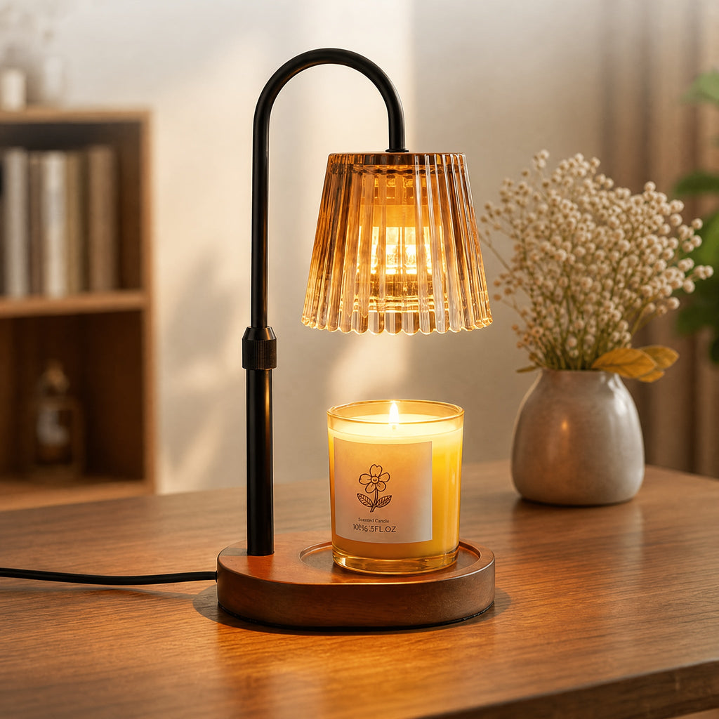 Trendbay Candle Warmer Lamp with Timer & Dimmable Light