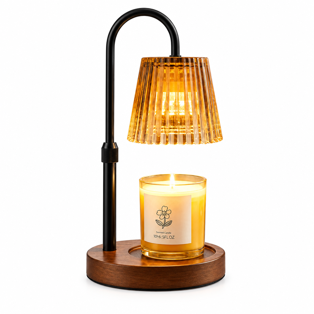 Trendbay Candle Warmer Lamp with Timer & Dimmable Light