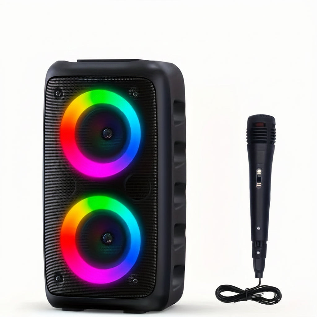 Trendbay Wireless Party Speaker with Mic & Disco Lights