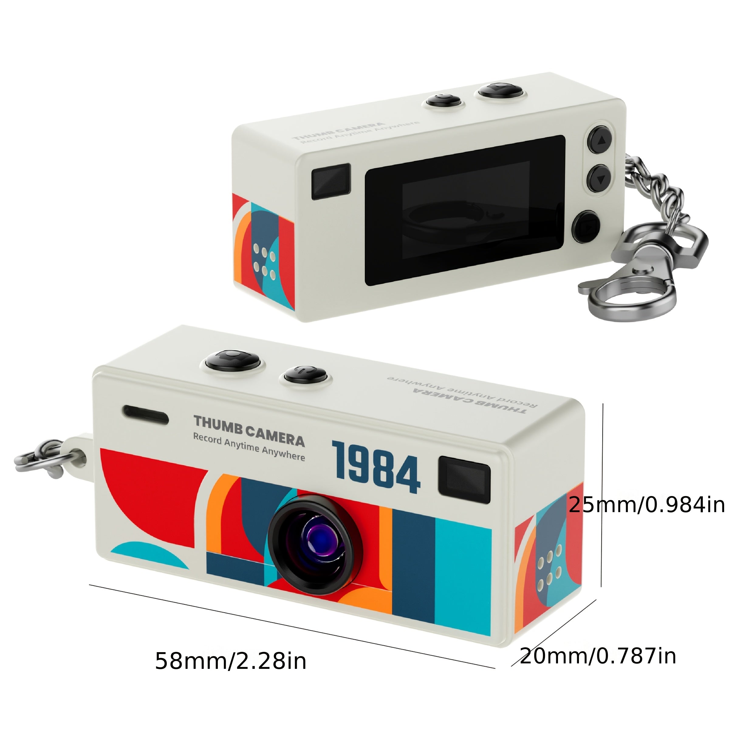Trendbay 1080P Mini Vlogging Camera with Wide-Angle Lens
