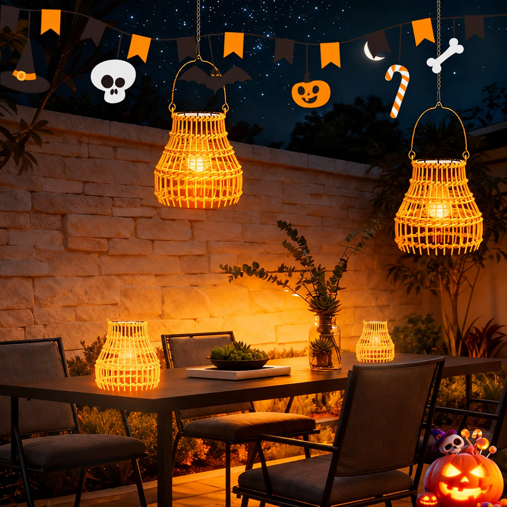 Trendbay Solar Hanging Lamp with Chain Solar-Powered