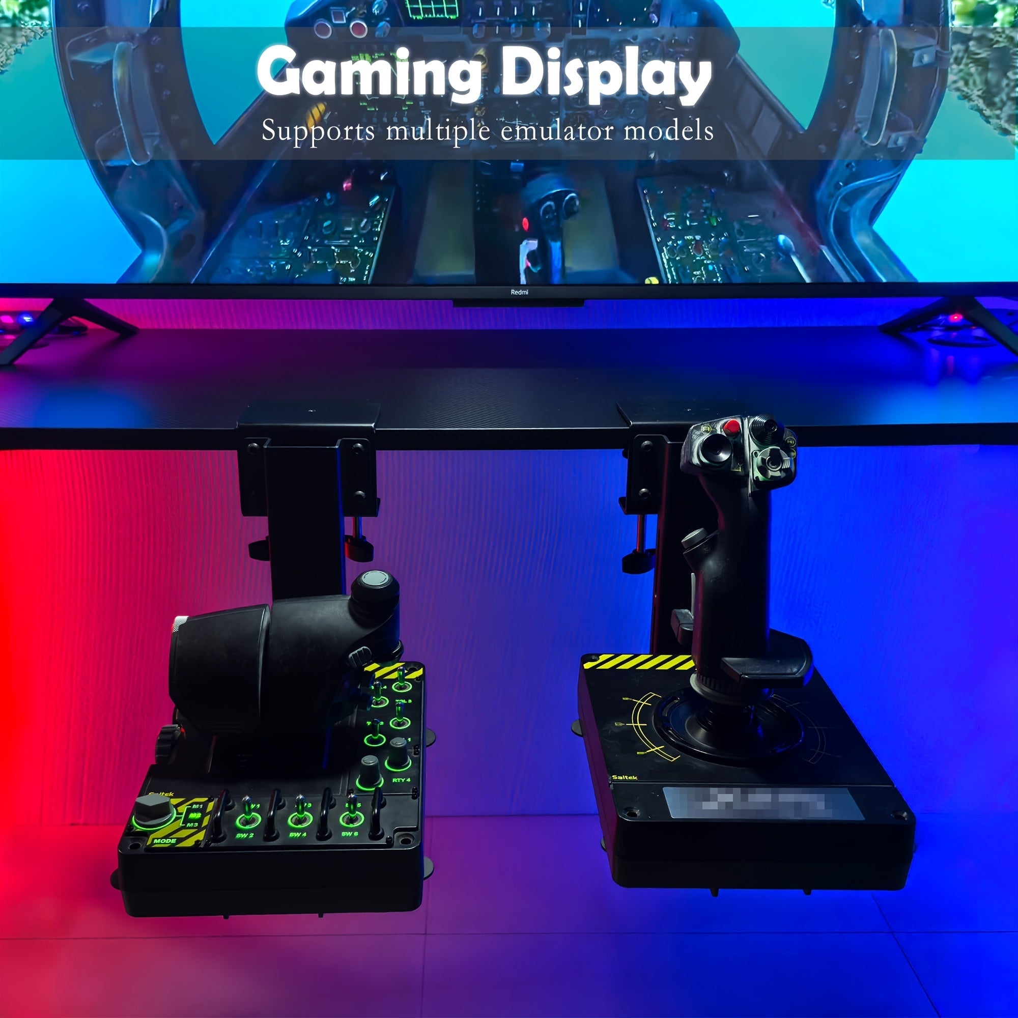 Trendbay HOTAS Desk Mount Stand 2pcs Flight Sim Joystick Holder
