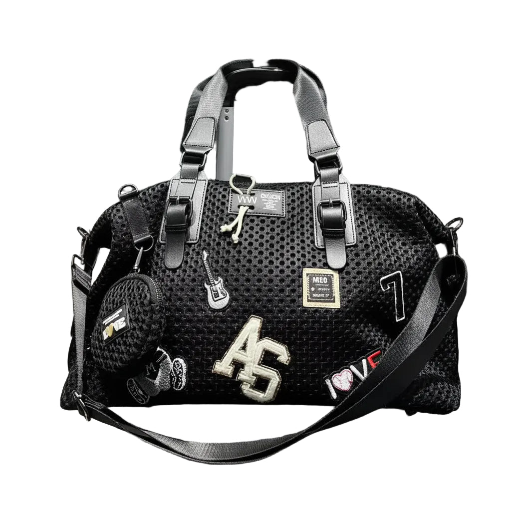 Trendbay Teddy Bear Print Shoulder Tote Bag