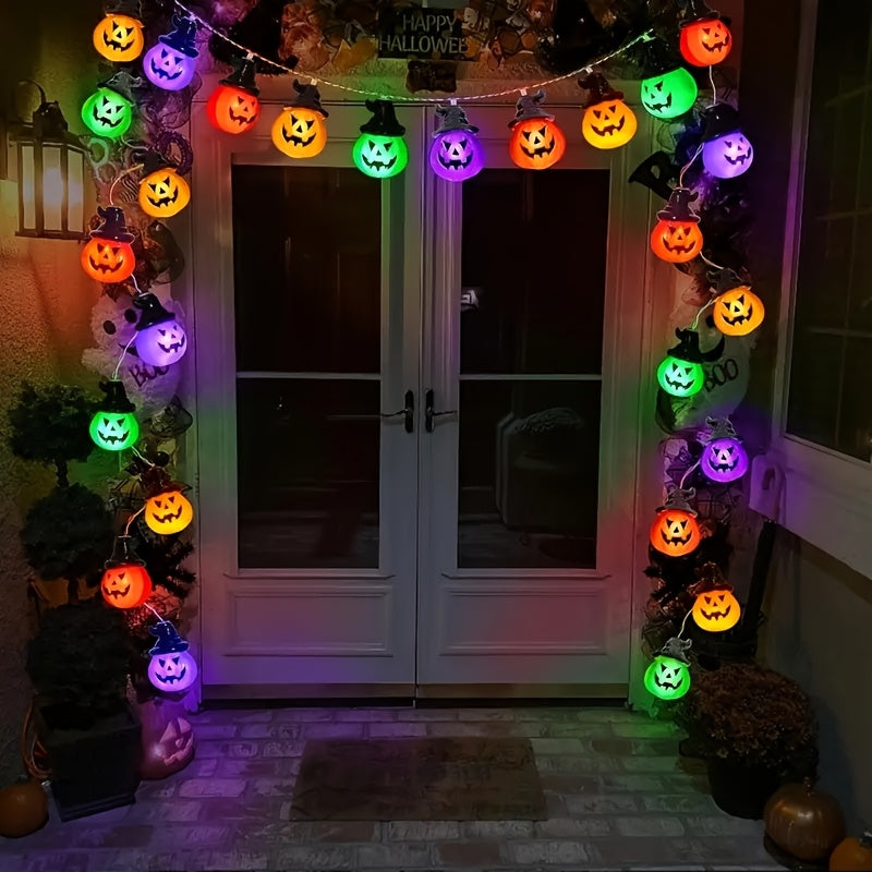 Trendbay Multicolor Pumpkin Bead String Lights 200cm 10LED