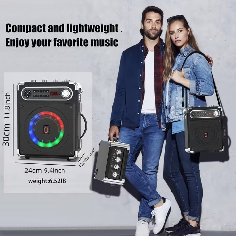 Trendbay Portable Speaker with 2 Wireless Microphones