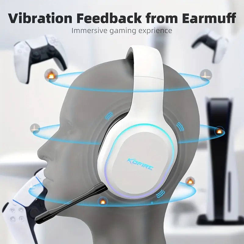 Trendbay Pro Wireless Gaming Headset with Detachable Microphone