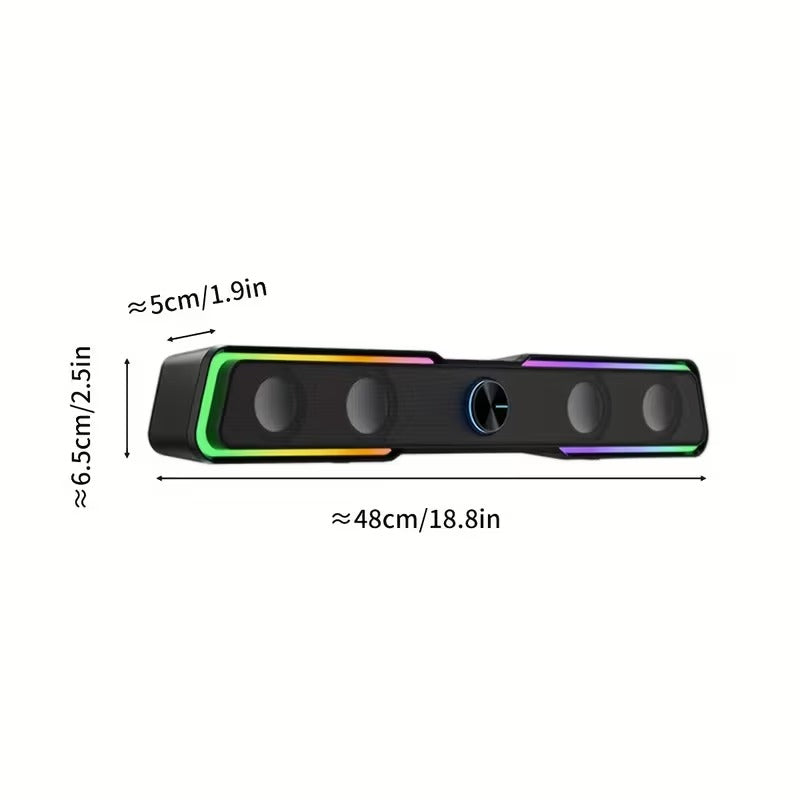 Trendbay Gaming Soundbar with RGB Lights