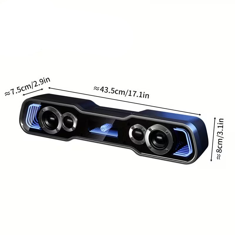 Trendbay Cyberpunk Soundbar with RGB & Surround Sound
