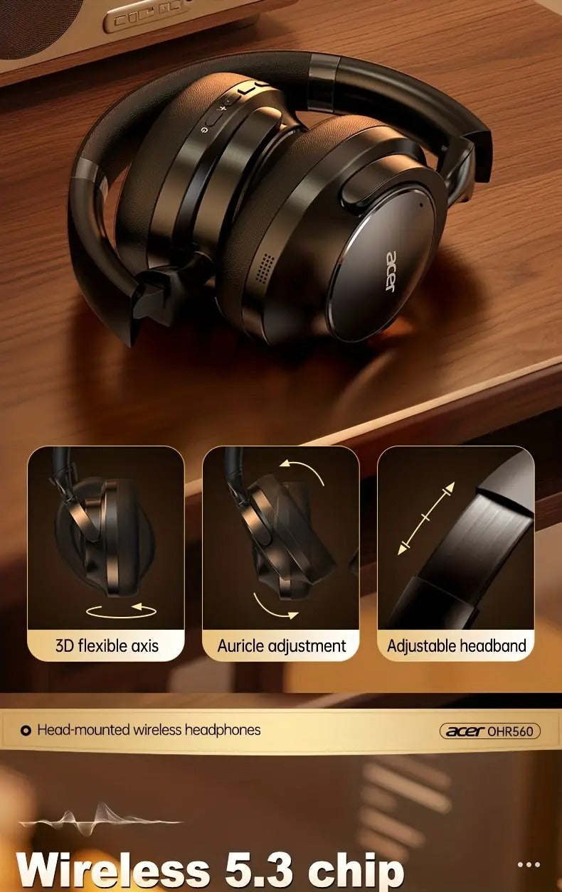 Trendbay Wireless Over-Ear Headphones with Noise Cancelling