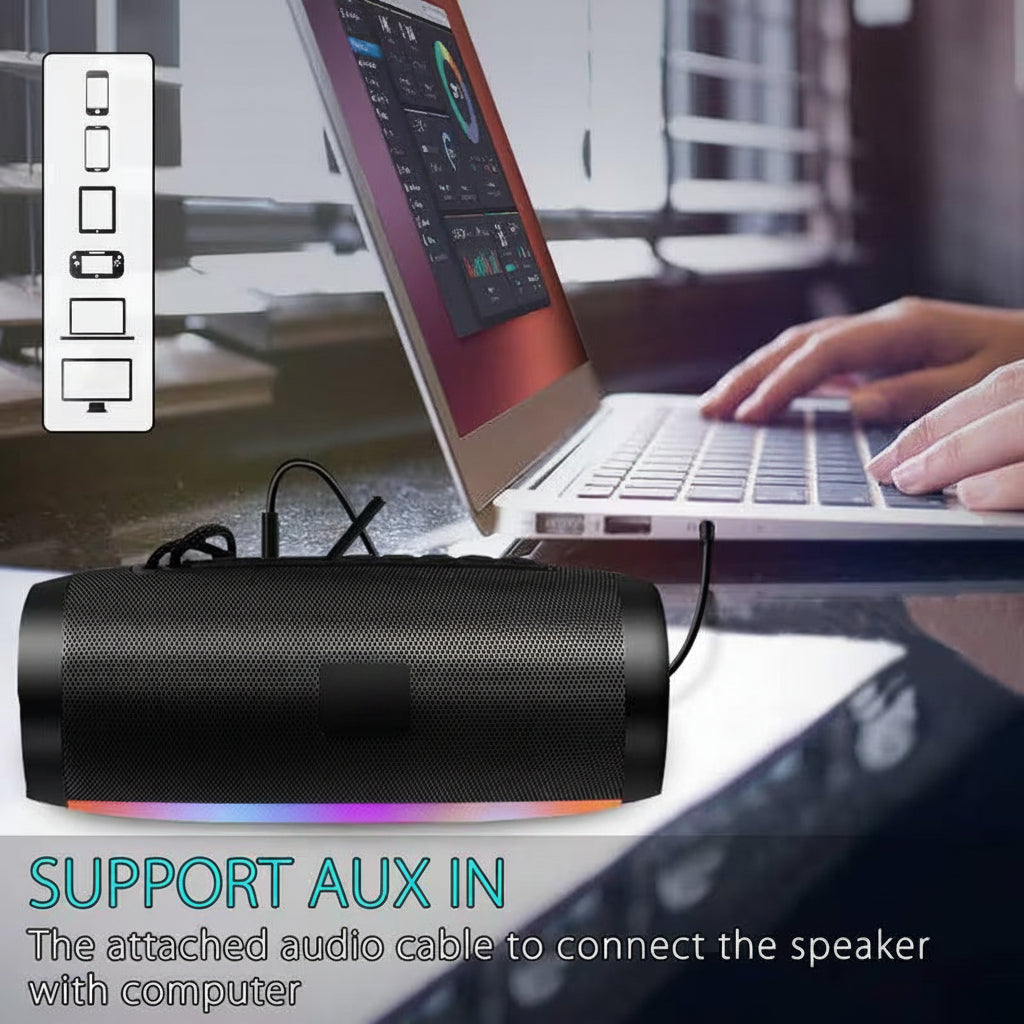 Trendbay T&G 157 Wireless Speaker with LED Light Effects