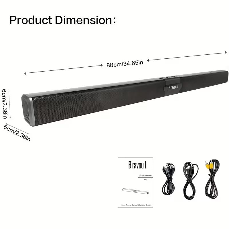 Trendbay Home Theater Surround Soundbar Speaker